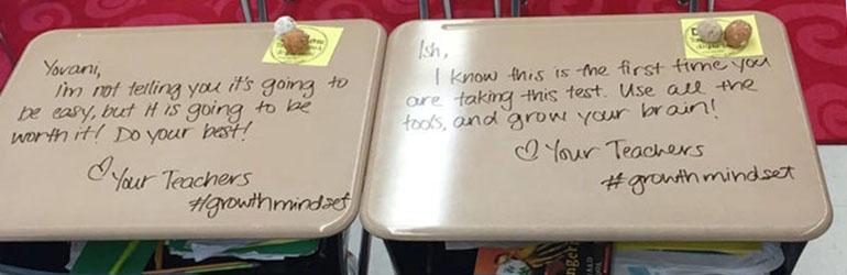 Učiteljica iznenadila učenike neočekivanim porukama na dan testa
